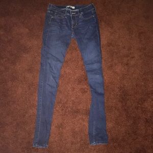 1R blue Hollister skinny jeans